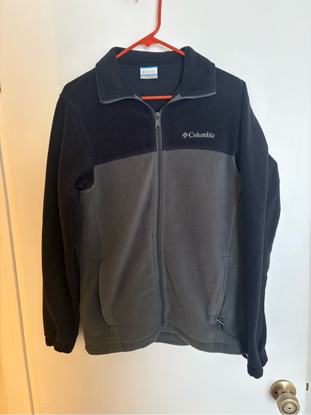 Columbia Black & Charcoal Zip-Up Fleece Jacket